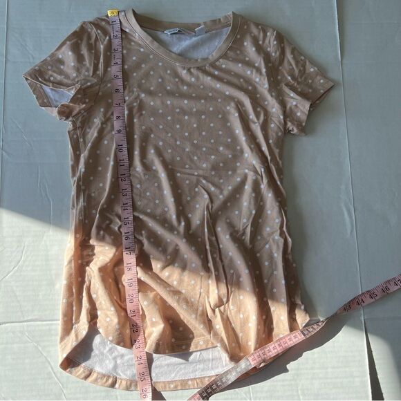 NWOT Isaac Mizrahi! Short-Sleeve Knit dot Top | Size XXS - Picture 9 of 9